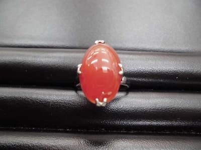 シルバー 950 色石付き リング【東岡山店】 岡山県岡山市にあるザ・ゴールド 東岡山店の画像1