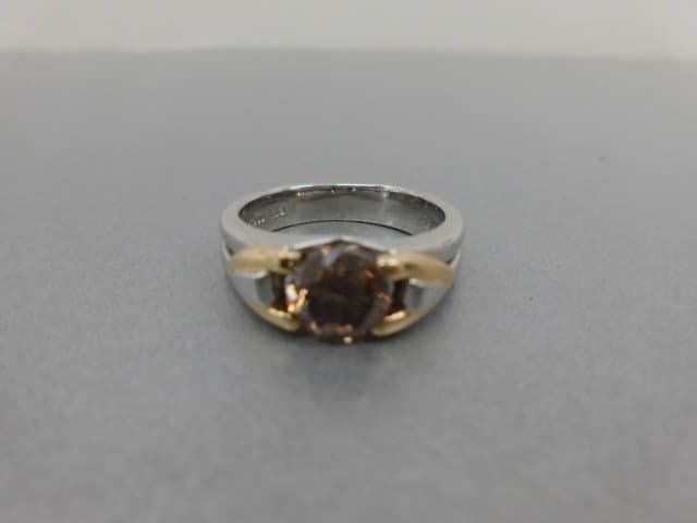 プラチナ Pt950 リング 指輪 ブラウン ダイヤ ダイヤモンド 1ct 買取【東岡山店】 岡山県岡山市にあるザ・ゴールド 東岡山店の画像1