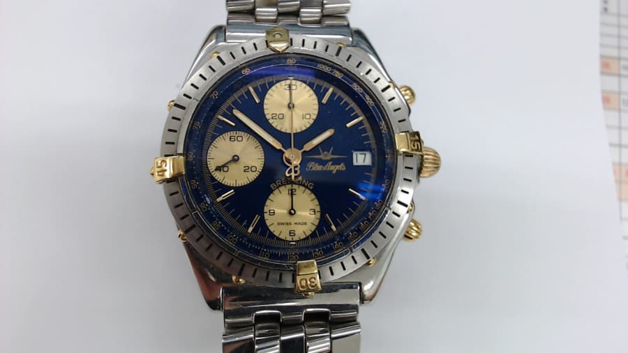 ブライトリング クロノマット ブルーエンジェルス 時計 買取【東岡山店】 岡山県岡山市にあるザ・ゴールド 東岡山店の画像1