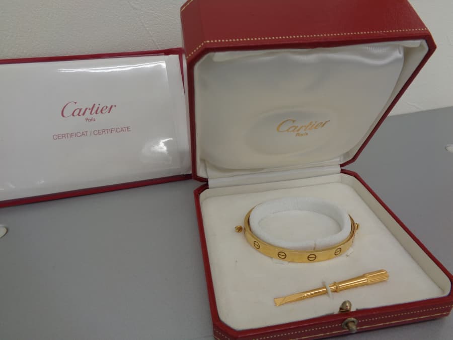 カルティエ　ラブブレスの買取実績【東岡山店/岡山県/岡山市中区】 岡山県岡山市にあるザ・ゴールド 東岡山店の画像1