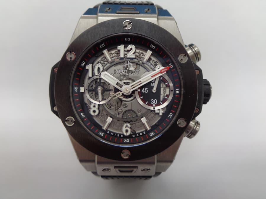 ウブロ ビッグ バン ウニコ チタニウム セラミック ブレスレット  時計 買取【東岡山店】 岡山県岡山市にあるザ・ゴールド 東岡山店の画像1