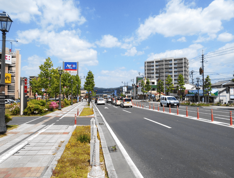 倉敷駅方面からお越しの場合