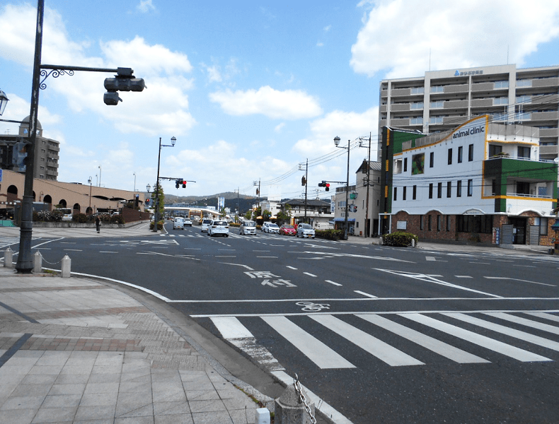 倉敷駅方面からお越しの場合