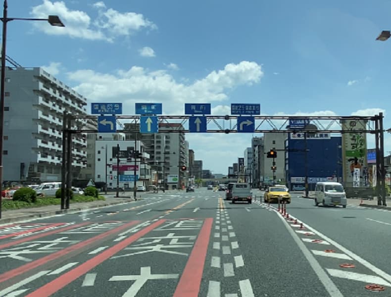 岡山駅方面からお越しの場合