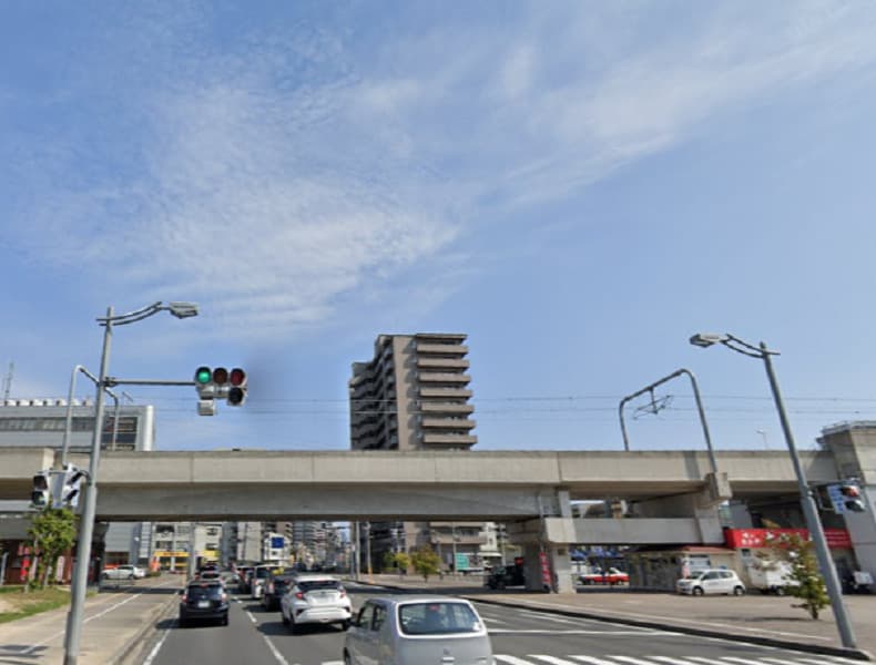大元駅方面からお越しの場合
