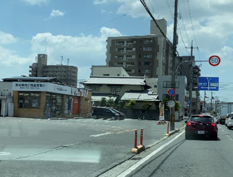 岡山駅方面からお越しの場合
