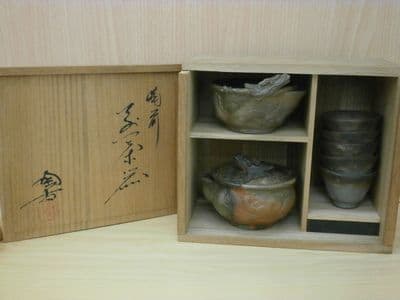 備前焼　小西陶古作　煎茶器【岡山中央店】 岡山県岡山市にあるザ・ゴールド 岡山中央店の画像1