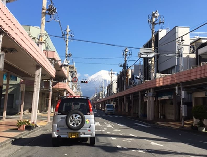 富士駅方面からお越しの場合
