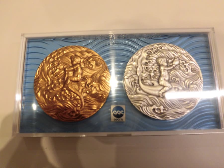 沖縄国際海洋博覧会公式記念メダル【富士店/静岡県/富士市】 静岡県富士市にあるザ・ゴールド 富士店の画像1