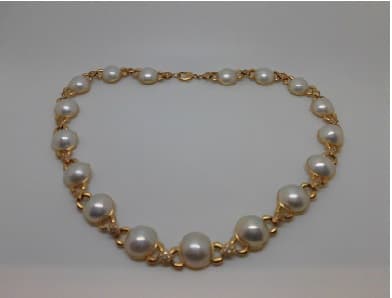 １８金マベ・パールネックレス【富士店】 静岡県富士市にあるザ・ゴールド 富士店の画像1