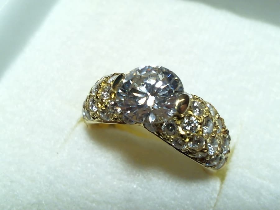 18金　ダイヤモンドリングの買取実績　【富士店/静岡県/富士市】