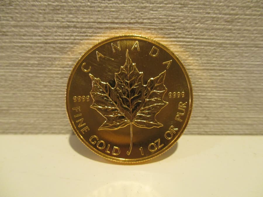 メープルリーフ1oz金貨の買取実績【浜松若林店/静岡県/浜松市】 静岡県浜松市にあるザ・ゴールド 浜松若林店の画像1
