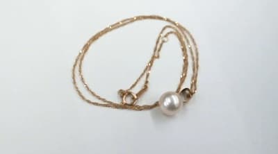 18金パールネックレス【136号三島店】 静岡県三島市にあるザ・ゴールド 136号三島店の画像1