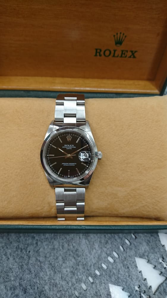 ロレックス　オイスターパーペチュアルデイト　 買取実績【136号三島店/静岡県/三島市】 静岡県三島市にあるザ・ゴールド 136号三島店の画像1
