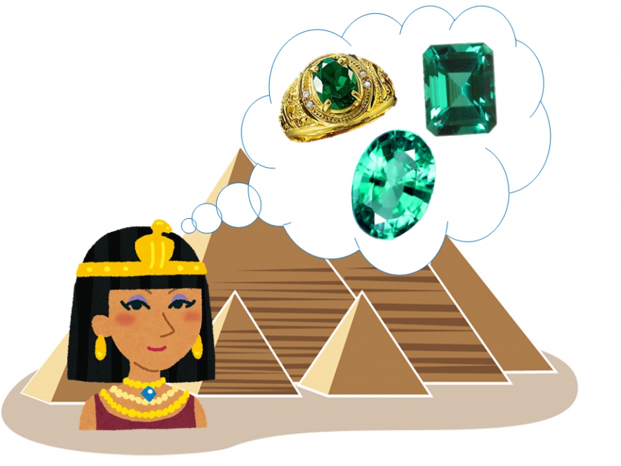 5月の誕生石エメラルドとクレオパトラの関係＜136号三島店＞