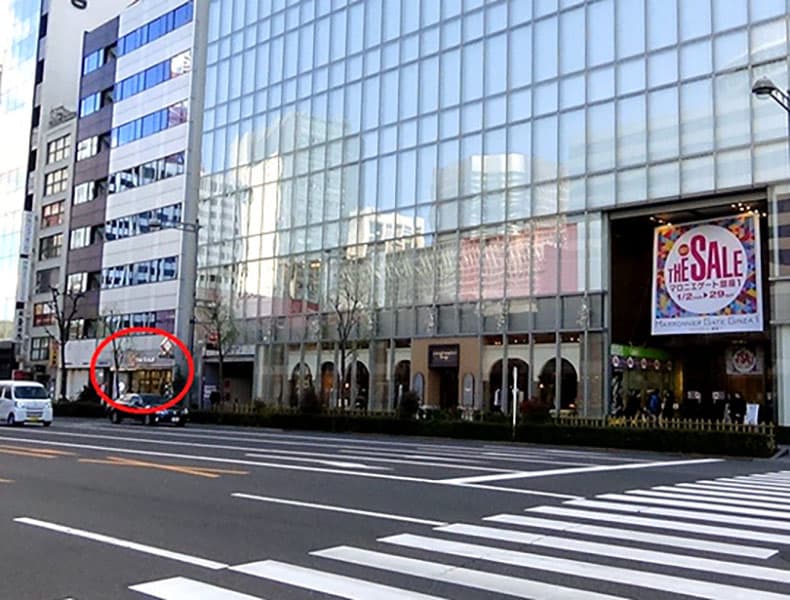 JR有楽町駅から