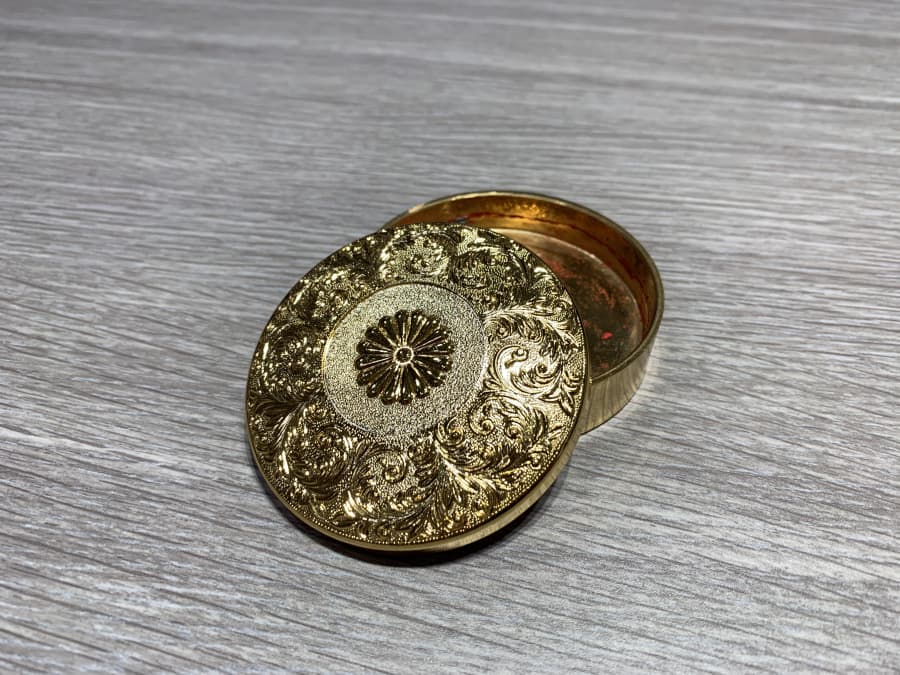 メッキ★朱肉ケース【銀座店】 東京都中央区にあるザ・ゴールド 銀座店の画像1