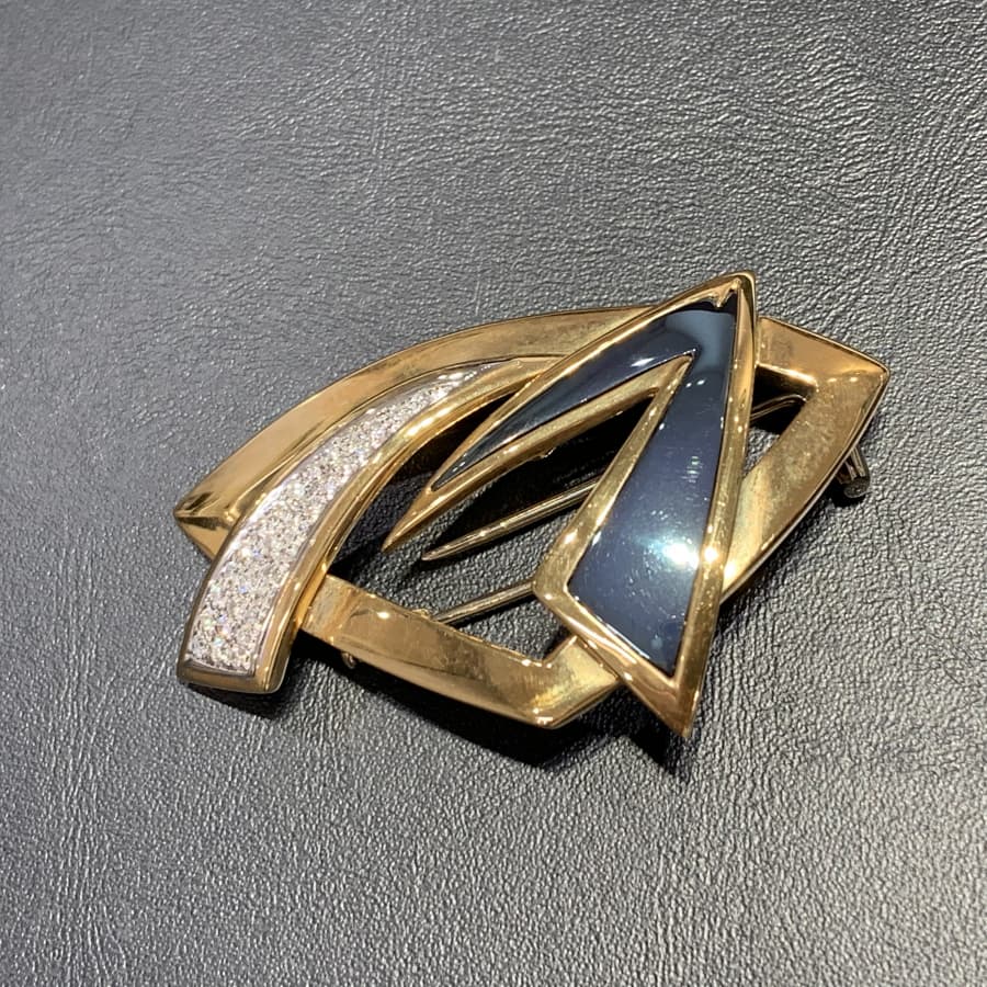 18金★ダイヤブローチ【銀座店】 東京都中央区にあるザ・ゴールド 銀座店の画像1