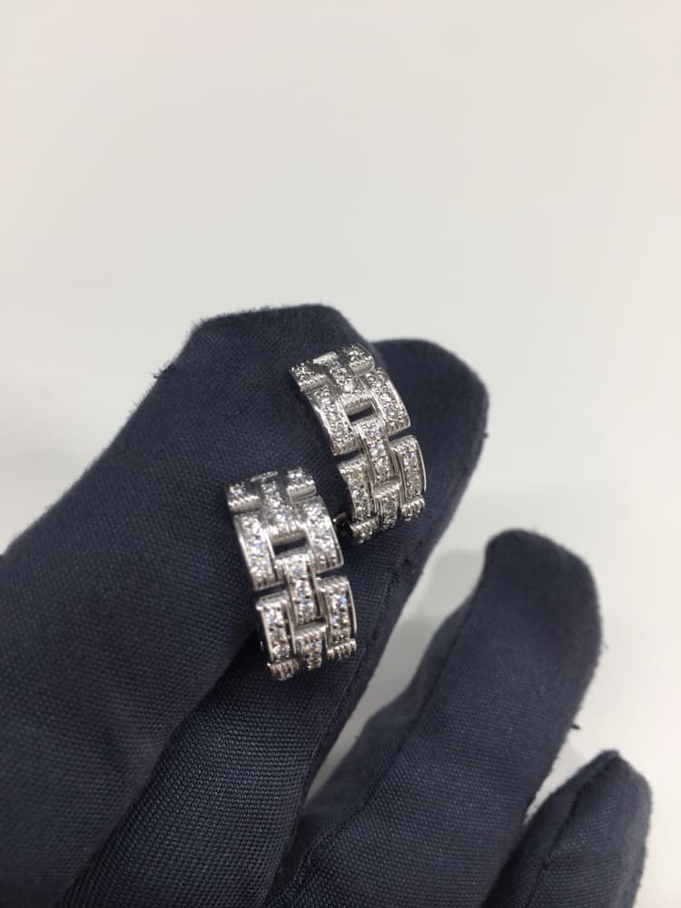 カルティエ★イヤリング★ホワイトゴールド【銀座店】 東京都中央区にあるザ・ゴールド 銀座店の画像1