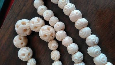 骨董★象牙★ネックレス【銀座店】 東京都中央区にあるザ・ゴールド 銀座店の画像1