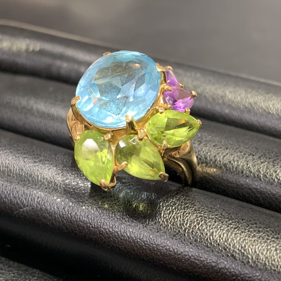 18金★色石リング【銀座店】 東京都中央区にあるザ・ゴールド 銀座店の画像1