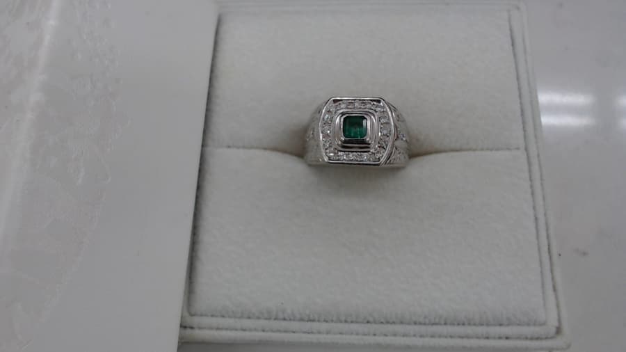 PT900ダイヤ石付きリング【金沢西店】 石川県金沢市にあるザ・ゴールド 金沢西店（※7/15に閉店いたしました）の画像1