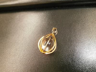 18金　水晶ペンダントトップ【松任店】 石川県白山市にあるザ・ゴールド 松任店（※4/15に閉店いたしました）の画像1