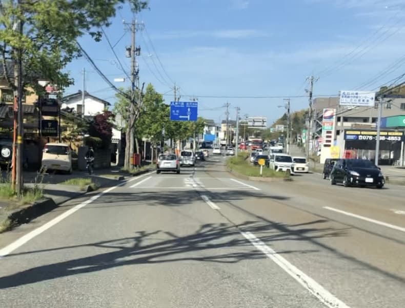 加賀方面からお越しの場合