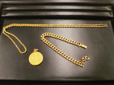 ネックレス、喜平、コイン三点セット【金沢南店】 石川県金沢市にあるザ・ゴールド 金沢南店の画像1