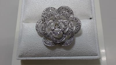 ダイヤモンドブローチ【高岡店】 富山県高岡市にあるザ・ゴールド 高岡店（※9/27に高岡横田店に移転いたしました）の画像1