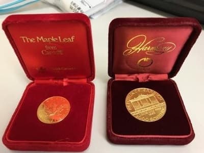 メイプルルーフ金貨とウィーン金貨【高岡店】 富山県高岡市にあるザ・ゴールド 高岡店（※9/27に高岡横田店に移転いたしました）の画像1