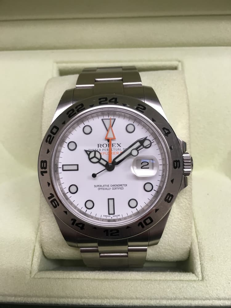 ロレックス エクスプローラーIIの時計買取実績【高岡店/富山県/高岡市】 富山県高岡市にあるザ・ゴールド 高岡店（※9/27に高岡横田店に移転いたしました）の画像1