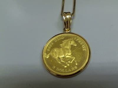 コイン付きペンダントトップ【高岡店】 富山県高岡市にあるザ・ゴールド 高岡店（※9/27に高岡横田店に移転いたしました）の画像1