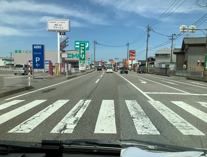 富山IC方面からお越しの場合