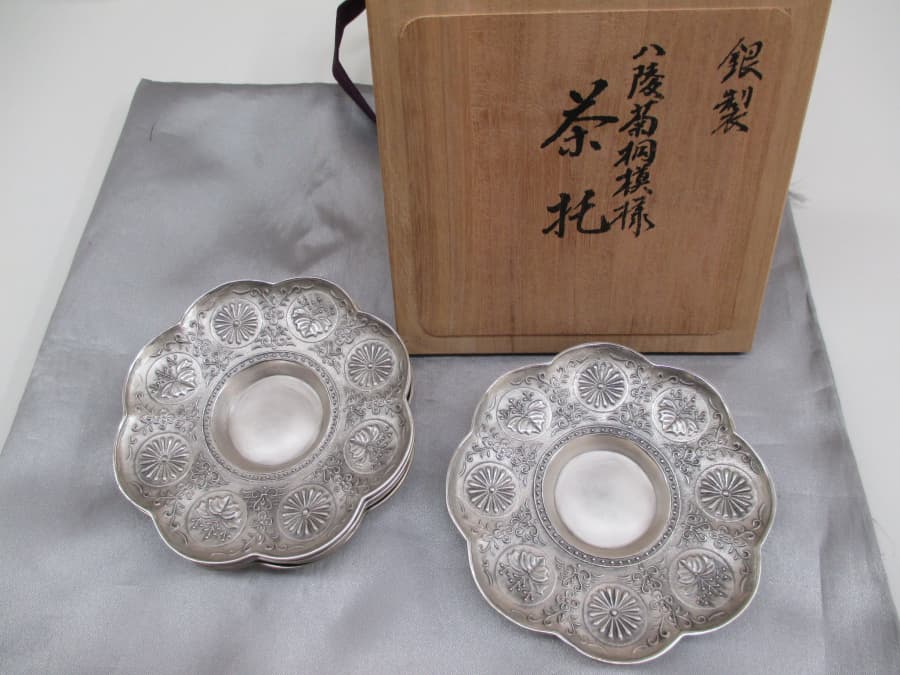 銀製　茶托【富山東店】 富山県富山市にあるザ・ゴールド 富山東店の画像1