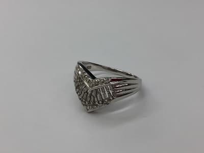 プラチナ900　ダイヤリング【東岡谷店】 長野県諏訪郡にあるザ・ゴールド 東岡谷店の画像1