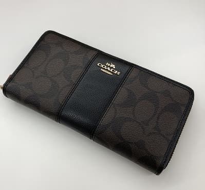 コーチ　ラウンドファスナー長財布　【東岡谷店】 長野県諏訪郡にあるザ・ゴールド 東岡谷店の画像1