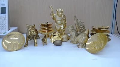 メッキの置き物　【長池店】 長野県長野市にあるザ・ゴールド 長池店の画像1