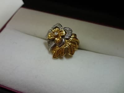 プラチナと金コンビリングの買取実績【諏訪店/長野県/諏訪市】 長野県諏訪市にあるザ・ゴールド 諏訪店の画像1