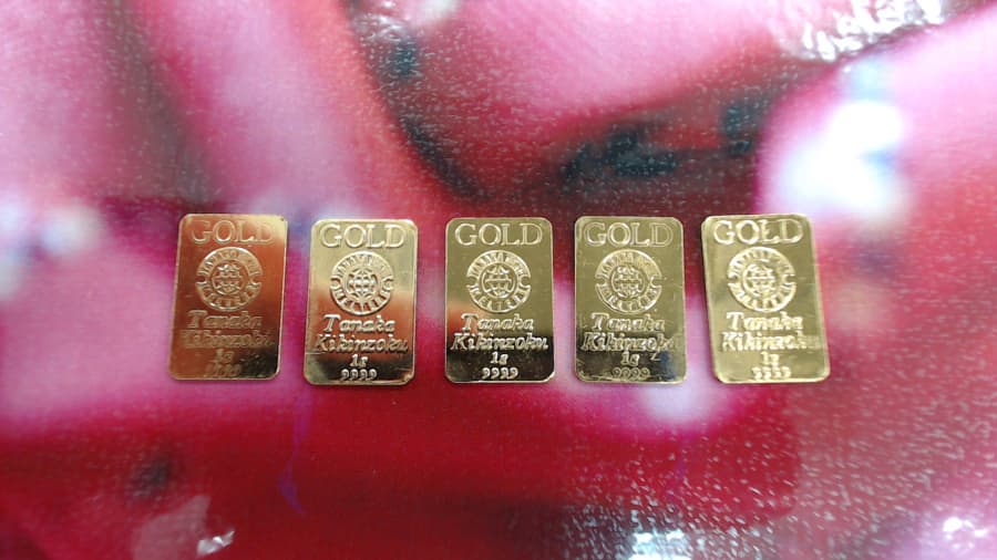 K24インゴットの買取実績【諏訪店/長野県/諏訪市】 長野県諏訪市にあるザ・ゴールド 諏訪店の画像1
