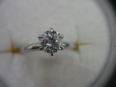 プラチナ　ダイヤリング【諏訪店】 長野県諏訪市にあるザ・ゴールド 諏訪店の画像1