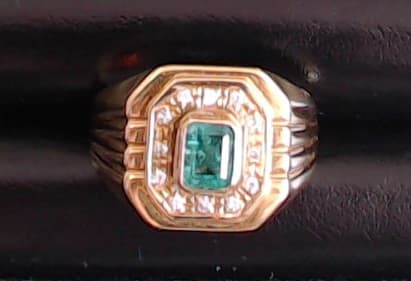 18金色石付きリングの買取実績【伊那店/長野県/伊那市】 長野県伊那市にあるザ・ゴールド 伊那店の画像1