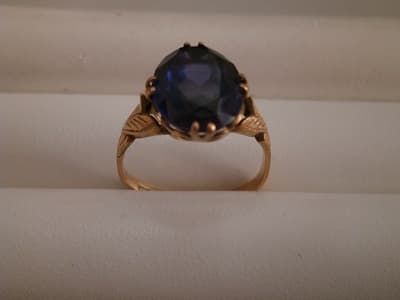 K18　石付きリング　【伊那店】 長野県伊那市にあるザ・ゴールド 伊那店の画像1