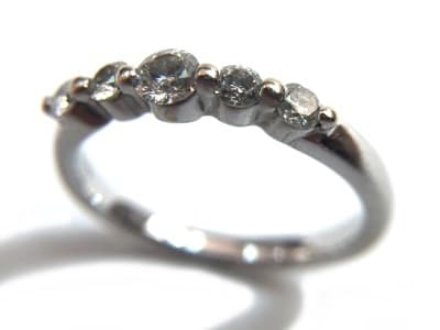 18金　ダイヤモンドリング【伊那店】 長野県伊那市にあるザ・ゴールド 伊那店の画像1