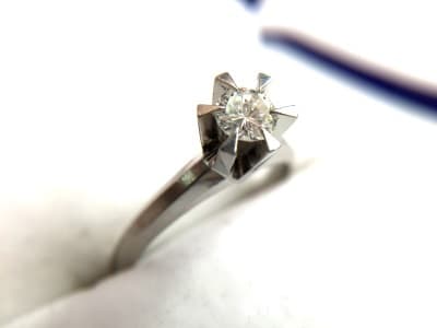 プラチナ　ダイヤモンドリング　0.25ct【伊那店】 長野県伊那市にあるザ・ゴールド 伊那店の画像1