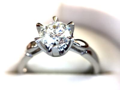 プラチナ　ダイヤモンドリング【伊那店】 長野県伊那市にあるザ・ゴールド 伊那店の画像1