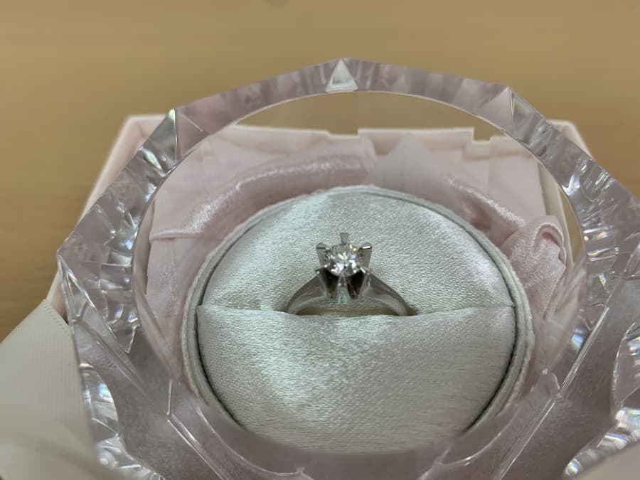 ダイヤモンド　プラチナリング【伊那店】 長野県伊那市にあるザ・ゴールド 伊那店の画像1