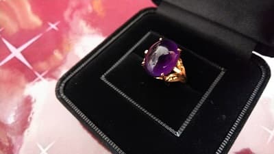 色石付き18金リング【南松本店】 長野県松本市にあるザ・ゴールド 南松本店の画像1