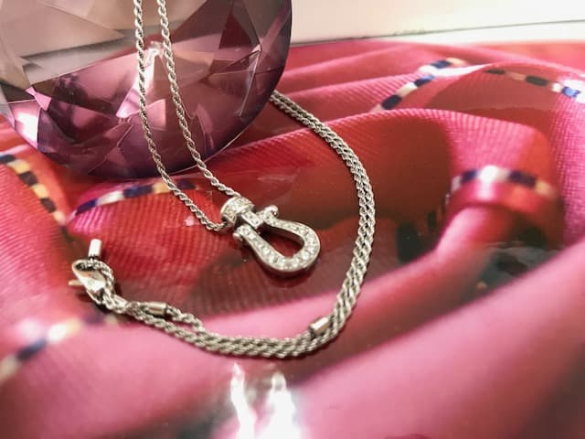 FREDダイヤモンドネックレス【南松本店】 長野県松本市にあるザ・ゴールド 南松本店の画像1