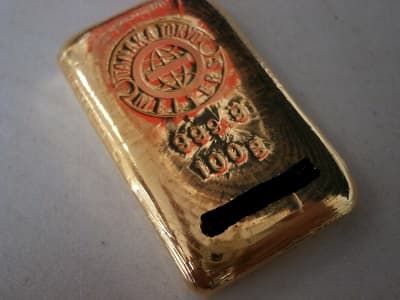 100ｇインゴット　【飯田上郷店】 長野県飯田市にあるザ・ゴールド 飯田上郷店（※飯田インター店に移転いたしました）の画像1